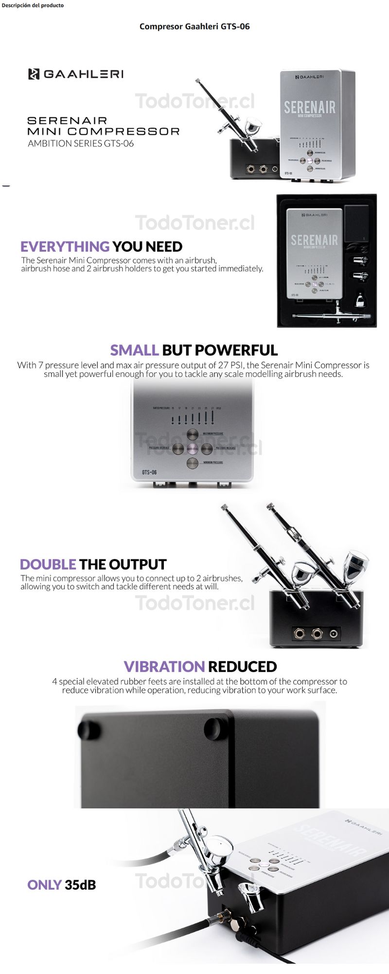 Ambition Series GTS-06 Ser - Precio y Calidad | TodoToner.cl